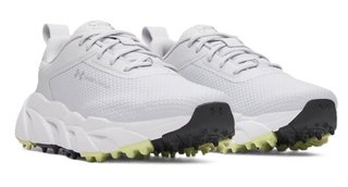 Under Armour Halo Tour Hybrid Spikeless dámské golfové boty, halo gray/white/metallic silver