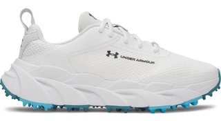 Under Armour Halo Tour Hybrid Spikeless dámské golfové boty, bílo/modré