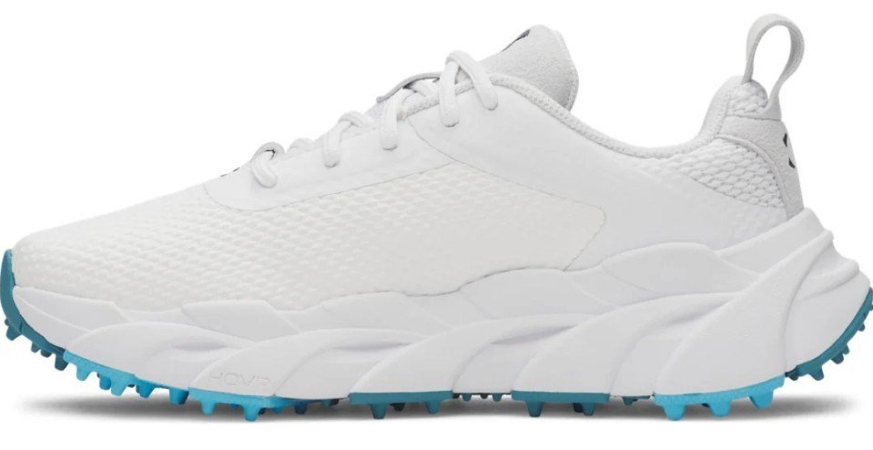 Under Armour Halo Tour Hybrid Spikeless dámské golfové boty, bílo/modré