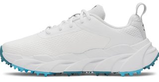 Under Armour Halo Tour Hybrid Spikeless dámské golfové boty, bílo/modré