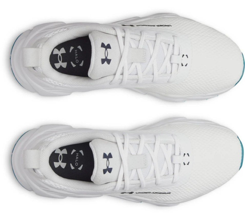 Under Armour Halo Tour Hybrid Spikeless dámské golfové boty, bílo/modré