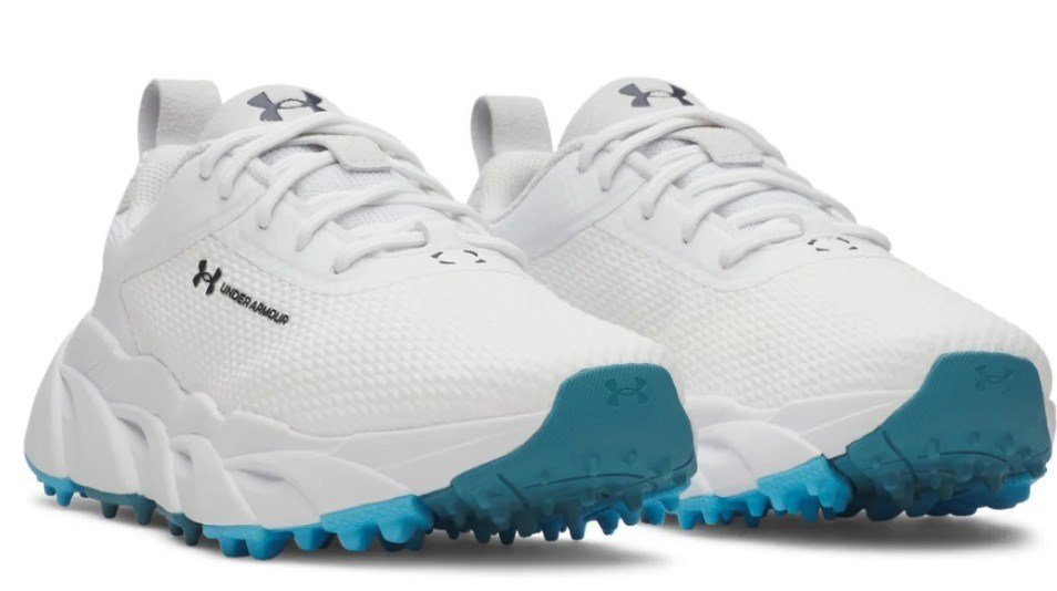 Under Armour Halo Tour Hybrid Spikeless dámské golfové boty, bílo/modré