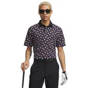 Under Armour ArmourDry Printed pánské polo, black/posh pink/white