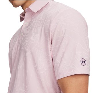 Under Armour Dry Jacquard pánské polo, prime pink/pink dusk