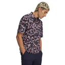 Under Armour Matchplay Printed pánské polo, midnight navy/posh pink