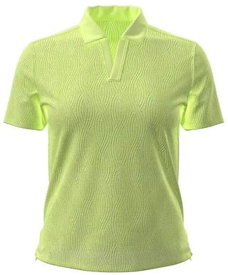 Under Armour Halo Bonded Jacquard dámské polo, fade green
