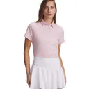 Under Armour Drive Printed dámské polo, prime pink/white