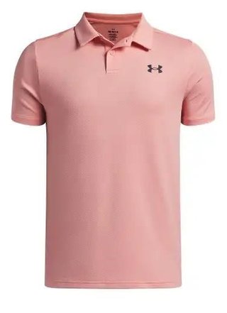 Under Armour Matchplay dětské polo, lososové