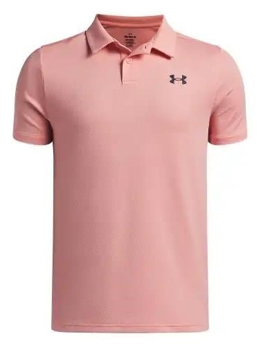 Under Armour Matchplay dětské polo, lososové