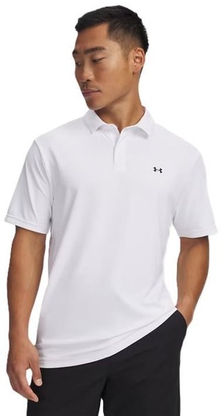 Under Armour Tee To Green Pique pánské polo, bílo/černé