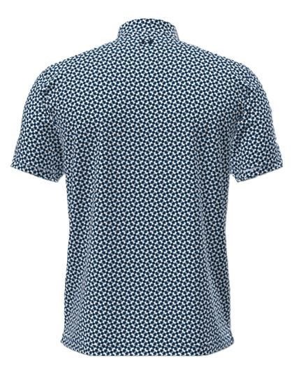 Under Armour T2G Printed pánské polo, modro/bílé