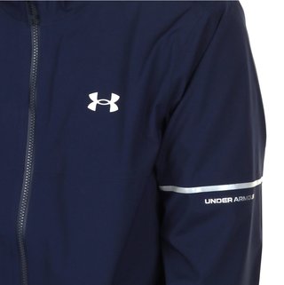 Under Armour Drive Rain pánská bunda do deště, midnight navy/metallic silver