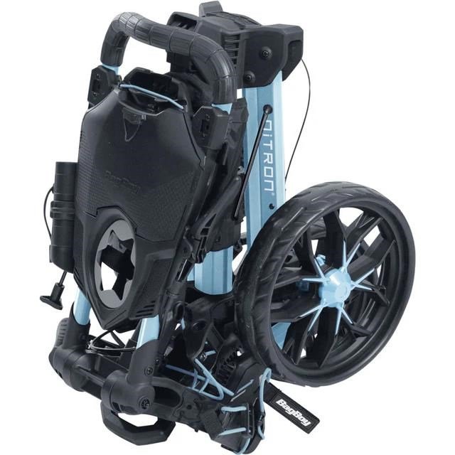 Bag Boy Nitron Auto-Open manuální vozík, ice blue/white