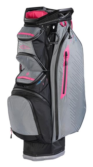 Sun Mountain H2NO C130 cart bag, černo/šedo/růžový