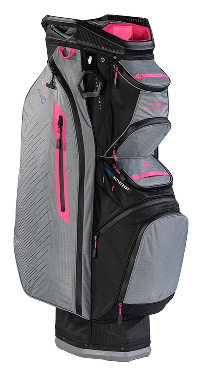 Sun Mountain H2NO C130 cart bag, černo/šedo/růžový