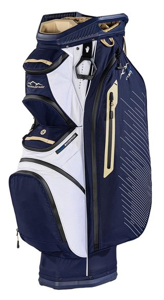 Sun Mountain H2NO C130 cart bag, modro/bílo/zlatý