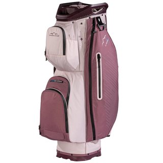 Sun Mountain H2NO C100 Waterproof cart bag 14 WAY, mauve/powder/wine