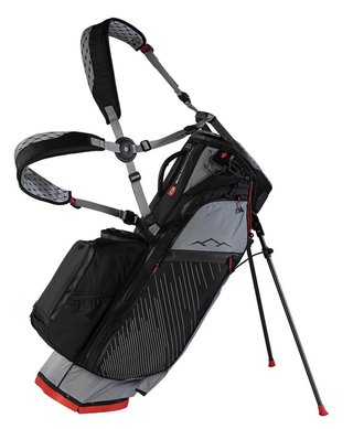 Sun Mountain H2NO  E-4.5 14 WAY VLO Waterproof stand bag, nickel/black/red