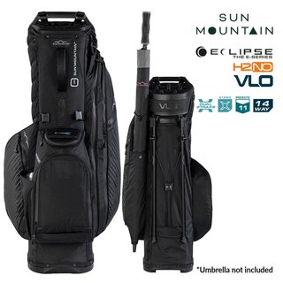 Sun Mountain H2NO  E-4.5 14 WAY VLO Waterproof stand bag, black/steel