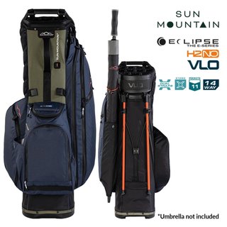 Sun Mountain H2NO  E-4.5 14 WAY VLO Waterproof stand bag, black/ink/olive