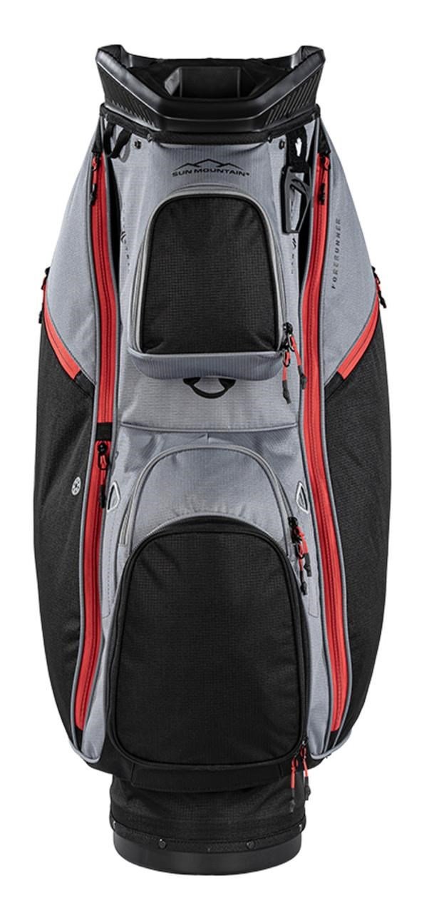 Sun Mountain Forerunner cart bag, černo/šedo/červený