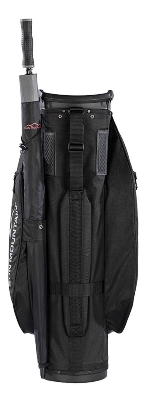 Sun Mountain Forerunner cart bag, černo/šedo/červený