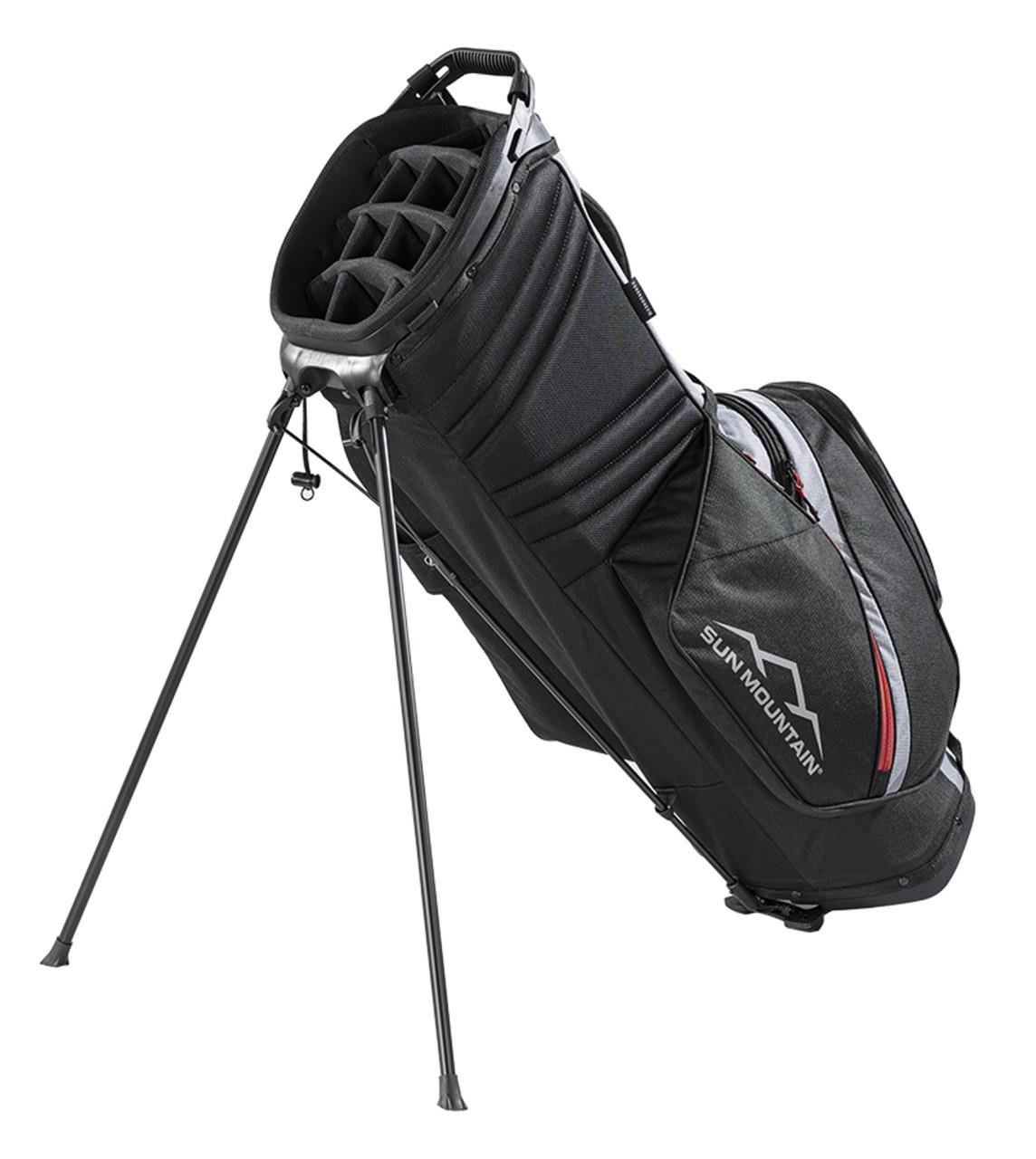 Sun Mountain Forerunner stand bag, černo/šedo/červený