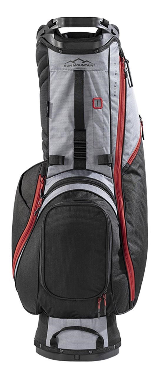 Sun Mountain Forerunner stand bag, černo/šedo/červený