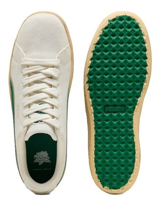 Puma Suede 30904 pánské golfové boty, warm white/luso green