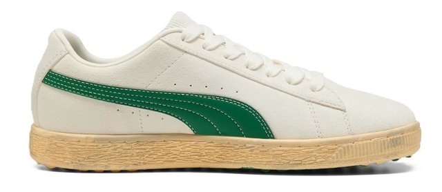 Puma Suede 30904 pánské golfové boty, warm white/luso green
