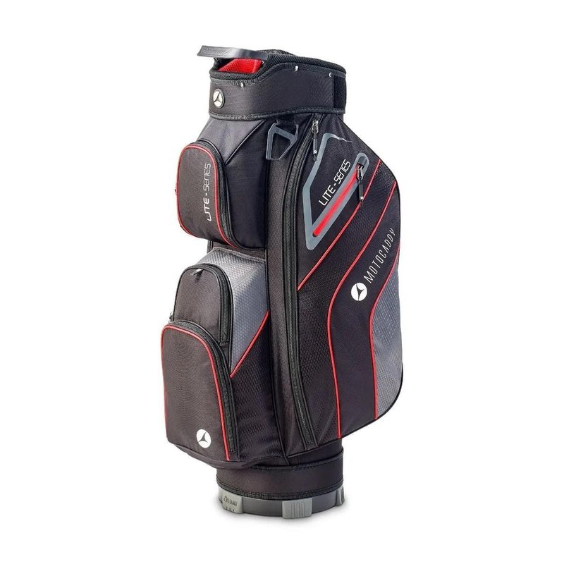 Motocaddy NEW Lite-Series cart bag, černo/červený