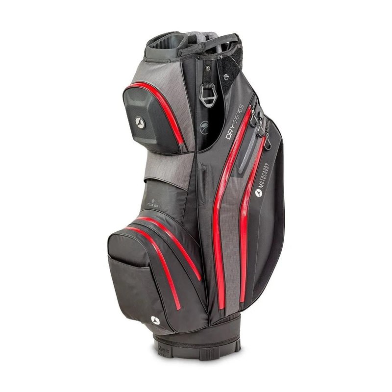 Motocaddy NEW Dry-Series cart bag, černo/červený