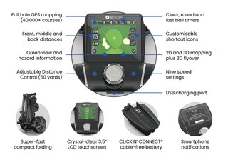 Motocaddy NEW M5 GPS elektrický vozík, Standard Lithium