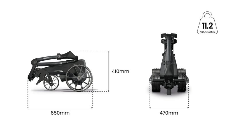 Motocaddy NEW M5 GPS DHC elektrický vozík, Ultra Lithium