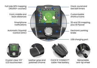 Motocaddy NEW M-TECH GPS DHC elektrický vozík, Ultra Lithium