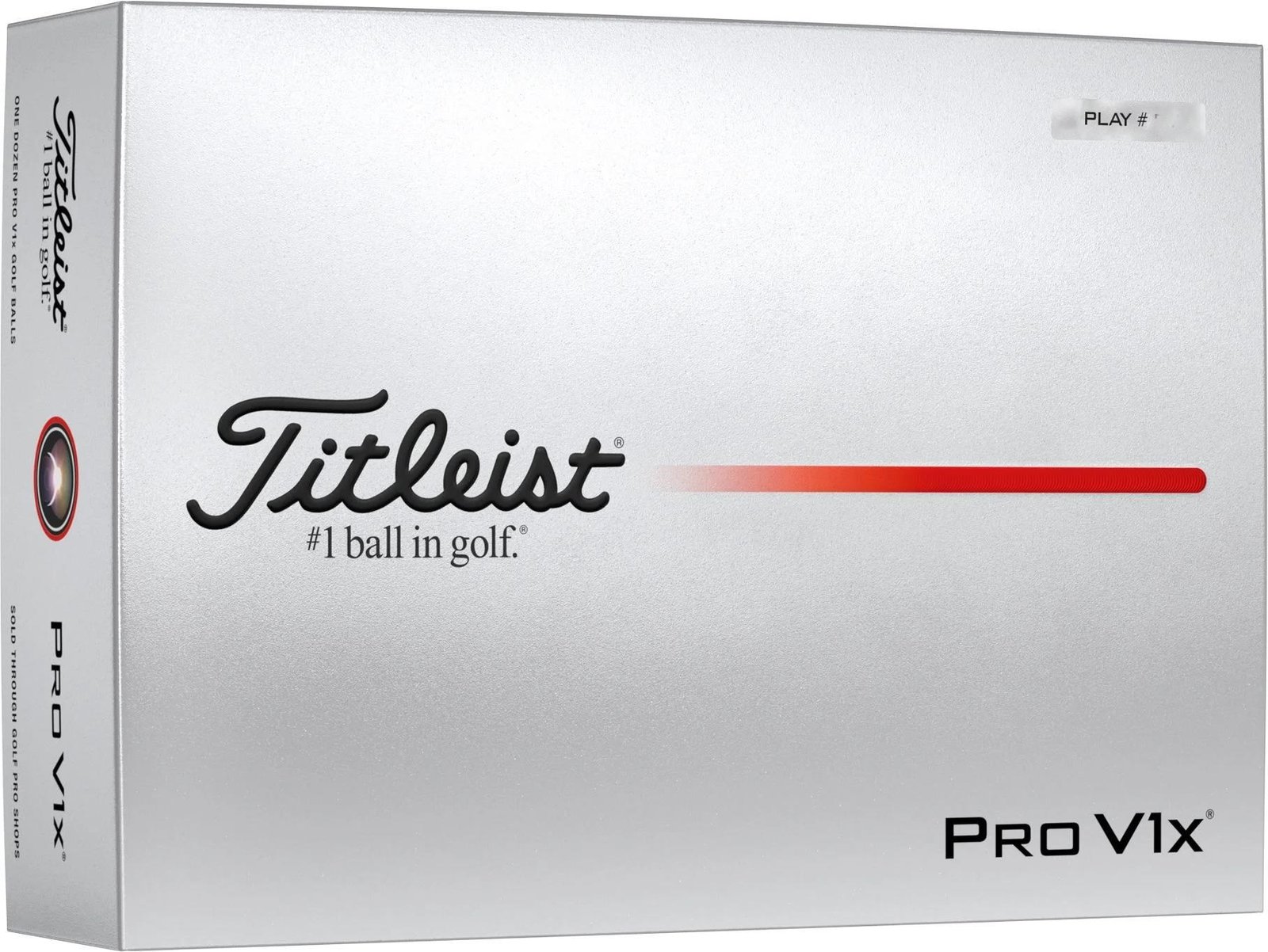Titleist Pro V1x golfové míčky, speciální číslování
