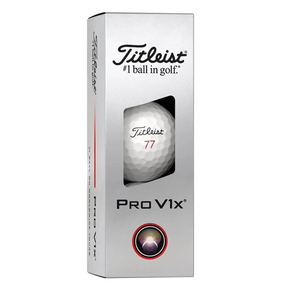 Titleist Pro V1x golfové míčky, speciální číslování