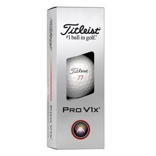 Titleist Pro V1x golfové míčky, speciální číslování