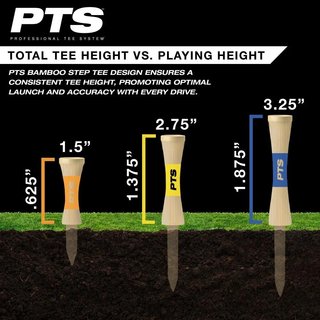 Pride Sports PTS Bamboo Step Tees týčka 69mm, 50ks