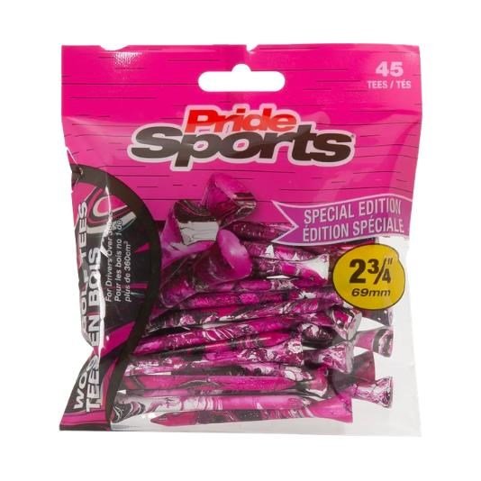 PrideSports Pride Sports Special Edition Paint Splatter Tees 45 ks, 69 mm, neon růžová/černá