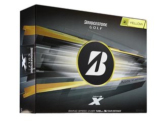 Bridgestone Tour B X golfové míčky, žluté