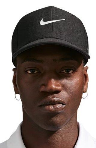 Nike Rise unisex kšiltovka, černá