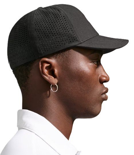 Nike Rise unisex kšiltovka, černá