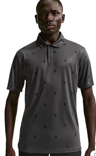 Nike Par pánské polo, anthracite/black
