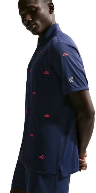 Nike Par pánské polo, navy/hot lava