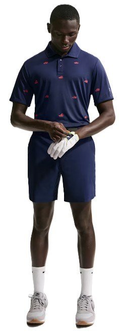 Nike Par pánské polo, navy/hot lava