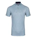 KJUS Lance Printed pánské polo, riverbank/white