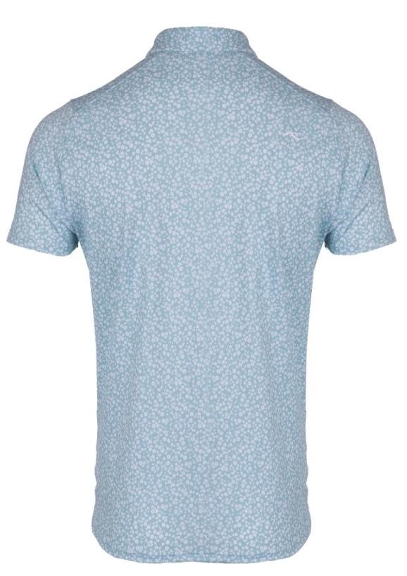 KJUS Lance Printed pánské polo, riverbank/white