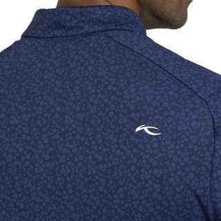 KJUS Lance Printed pánské polo, atlanta blue