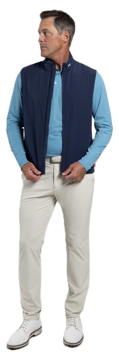 KJUS Downswing Wind Gilet pánská vesta, atlanta blue